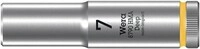 Wera Steckschl&uuml;sseleinsatz 8790 HMA Deep Au&szlig;en-6-kant SW7mm 4-kant 1/4Zoll CrV