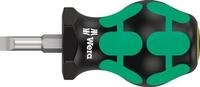 Wera Schraubendreher 335 Stubby Schneiden-B.5,5mm Kl.-L.24,5mm 2K-Griff Rundkl.