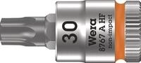 Wera Steckschl&uuml;sseleinsatz 8767 A HF TORX&reg; 1/4 Zoll T30 L.28mm Wera Werk