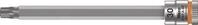 Wera Steckschl&uuml;sseleinsatz 8767 A HF TORX&reg; 1/4 Zoll T30 L.100mm Wera Werk