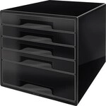 Leitz Schubladenbox CUBE 52531095 5Schubf&auml;cher schwarz 127006890