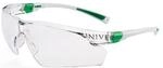 Univet Schutzbrille 506 UP EN 166,EN 170 B&uuml;gel wei&szlig; gr&uuml;n,Scheibe klar PC