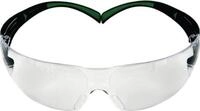 3m Schutzbrille SecureFit-SF400 EN 166,170 172 B&uuml;gel schwarz gr&uuml;n,Scheibe I/O