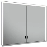 Keuco KE SPS R. Lumos 14303, ohne Ablagef., Vorbau, silb-elox., 900x735x165mm
