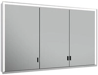 Keuco KE SPS R. Lumos 14305, ohne Ablagef., Vorbau, silb-elox., 1200x735x165mm