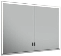 Keuco KE SPS R. Lumos 14314, ohne Ablagef., Einbau, silb-elox., 1000x735x165mm