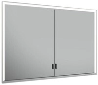 Keuco KE SPS R. Lumos 14318, ohne Ablagef., Einbau, silb-elox., 1050x735x165mm