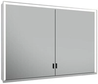 Keuco KE SPS R. Lumos 14308, ohne Ablagef., Vorbau, silb-elox., 1050x735x165mm