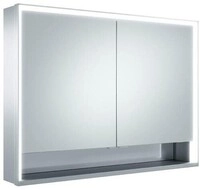 Keuco KE SPS R. Lumos 14308, mit Ablagef., Vorbau, silb-elox., 1050x735x165mm