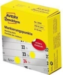 Avery Zweckform Markierungspunkt 3856 19mm gelb 250 St./Pack. 129011210