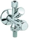 Grohe WAS-Kombieckventil 41073 Design-Gr. DN15 mit R&uuml;ckflussverh. chrom