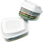 4 Stk. 3m Gas- u.Kombifilter 6099 A2 B2 E2 K2 Hg P3R+Formaldehyd EN