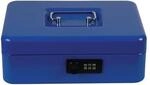 Burg-w&Auml;chter Geldkassette MONEY CODE B.250xH.90xT.180mm blau lack. 10702