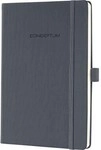 Sigel Notizbuch Conceptum CO658 ca. DIN A5 kariert 194Bl. HC d.grau 640023782