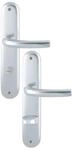 Hoppe Langschildgarnitur T&ocirc;ky&ocirc; 1710/273P Alu.F1 SK/OL 78mm DIN L/R 2805321