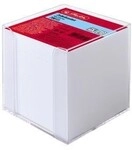 Herlitz Zettelbox 10410801 9x9x9cm PS transparent +700Bl. 170012803