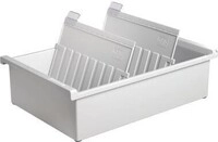 Han Karteitrog 955-0-11 DIN A5 quer max. 1300Karten lichtgrau 140012181