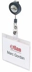 Durable Namensschild 813819 90x60mm Hartfolie tr 10 St./Pack. 124036500