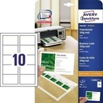 Avery Zweckform Visitenkarte C32011-10 DIN A4 wei&szlig; 10 St./Pack. 337013201
