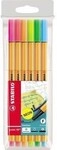 Stabilo Fineliner point 88 88/6-1 sortiert 6 St./Pack. 304653299