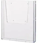 Helit Wandprospekthalter H2350202 A4 1Fach&nbsp;PS transparent 135010400