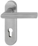 Hoppe FS-Garnitur Ams.FS-E1400/353KH VA F69 D/D TS 40-65mm PZ rd DIN L/R