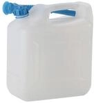 H&Uuml;nersdorff Wasserkanister 12l HD-PE m.Auslaufrohr H331xB290xT160mm 817400