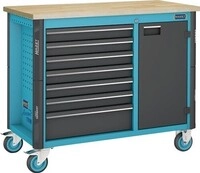 Hazet Wkz.wagen 179NW-7 B1150xT600xH964mm 450kg 7 Schubl.unbest&uuml;ckt Stahlbl.