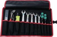 Parat Werkzeugrolltasche 12 F&auml;cher B540xH330mm Nyl.schwarz/rot 5990827991