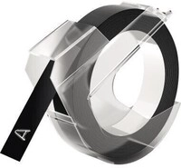 Dymo Pr&auml;geband 520109 9mmx3m sk Kunststoff gl&auml;nzend schwarz 124397290