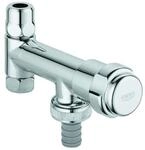 Grohe WAS-Ventil Eckfix 41030 Design-Gr. DN10 mit Schlauchanschluss chrom