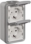 Legrand Schutzkont.-Steckdose2f.gr Legrand 069744