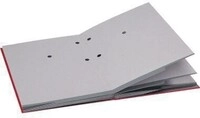 Leitz Unterschriftsmappe 57000025 DIN A4 20F&auml;cher Graupappe rot 127047230