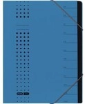 Elba Ordnungsmappe chic 400002020 DIN A4 7F&auml;cher Karton blau 127029650