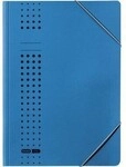 Elba Eckspanner chic 400010053 DIN A4 150Bl. Karton blau 125024250