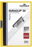 Durable Klemmmappe DURACLIP 30 220004 DIN A4 Hartfolie gelb 125009910
