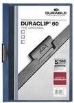 Durable Klemmmappe DURACLIP 60 220907 DIN A4 Hartfolie dunkelblau 125010051