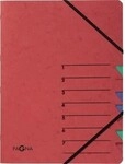 Pagna Ordnungsmappe EASY 24061-01 DIN A4 7F&auml;cher Pressspann rot 127611630