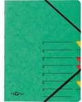 Pagna Ordnungsmappe EASY 24061-03 DIN A4 7F&auml;cher Pressspann gr&uuml;n 127611660