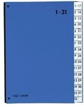 Pagna Pultordner 24329-02 DIN A4 1-31 32F&auml;cher Polypropylen bl 127218950