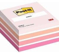 Post-it Haftnotizw&uuml;rfel 2028P 76x45x76mm 450Blatt pastellpink 111210236