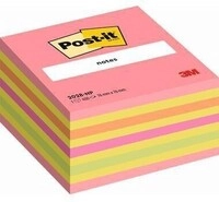 Post-it Haftnotizw&uuml;rfel 2028NP 76x45x76mm 450Blatt neonpink 111207099