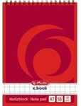 Herlitz Notizblock 110734 DIN A7 50Blatt kariert wei&szlig; 111115302