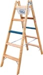 ILLER-LEITER Holz Stufen Stehleiter 2103-7