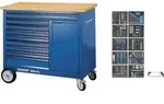 Gedore Rollwerkbank 1504 XL-TS-308 Au&szlig;en-B1250xT630xH985mm 1000kg 308-tlg.
