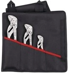 Knipex Zangenschl&uuml;sselset S6 Inh.3-tlg.verchr.Rolltasche Knipex-Werk