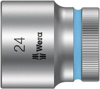 Wera Steckschl&uuml;sseleinsatz 8790 HMC Au&szlig;en-6-kant SW24mm L.37mm 4-kt1/2Zoll CV