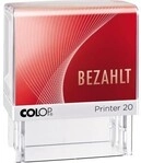 Colop Textstempel Printer 20 BEZAHLT 100669 38mm Kunststoff rt 163006400