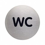 Durable Piktogramm PICTO 490723 WC metallic silber 888205894