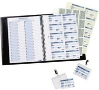 Durable Einsteckschild Namensschild 146461 Besucherbuch 100 St./Pack. 112145801
